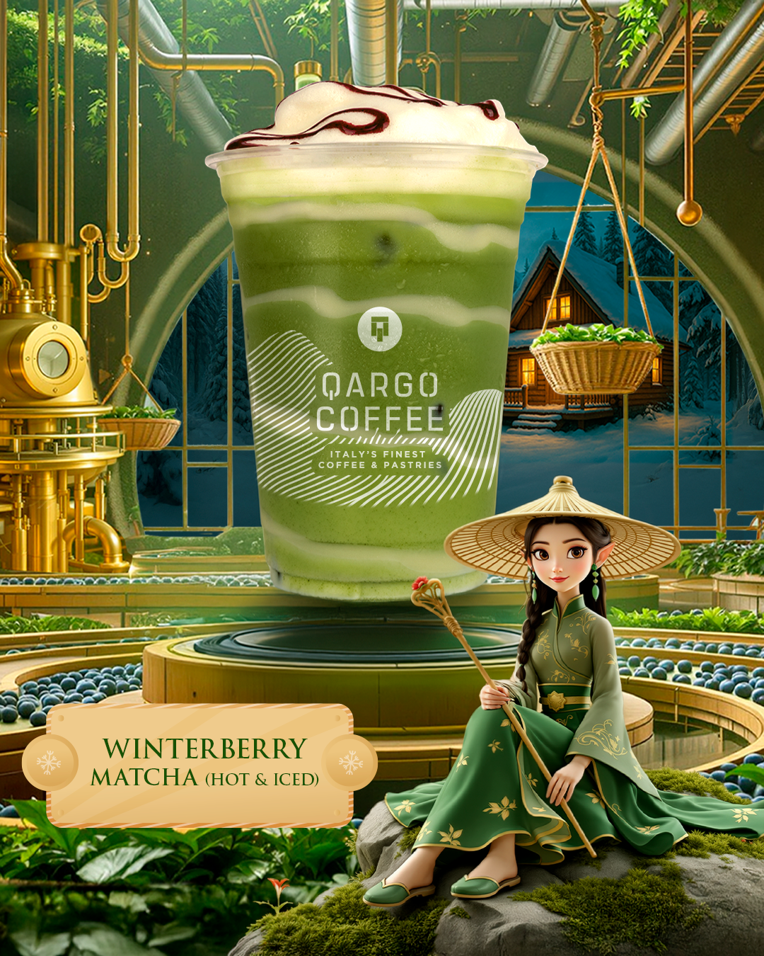 Winterberry Matcha